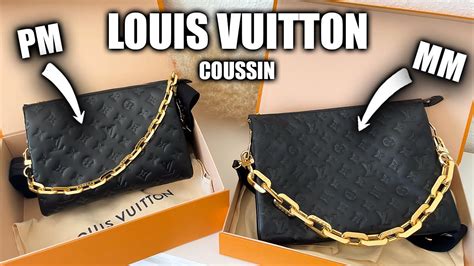 lv coussin pm vs mm|louis vuitton pochette coussin.